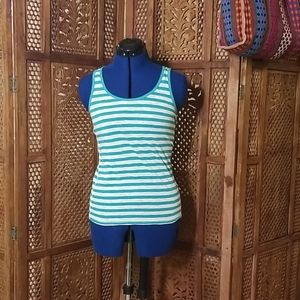 Cute stripped american eagle AE tank top